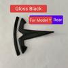 ABS 1 PZ 2 PZ 3 PZ Auto Anteriore Per Tesla ModelY Model3 Copri Cofano Adesivo Emblema Styling Carrozzeria Posteriore Bagagliaio Badge Decalcomania Accessori JI3