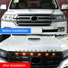 For Toyota Land Cruiser 200 Cover Letter Sticker LC200 Engine Cover Decoration Land Cruiser Logo Modification Accessories