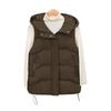 Winter New Down Cotton Vest Hooded Versatile Warm Sleeveless Vest Women's Vest Jacket
