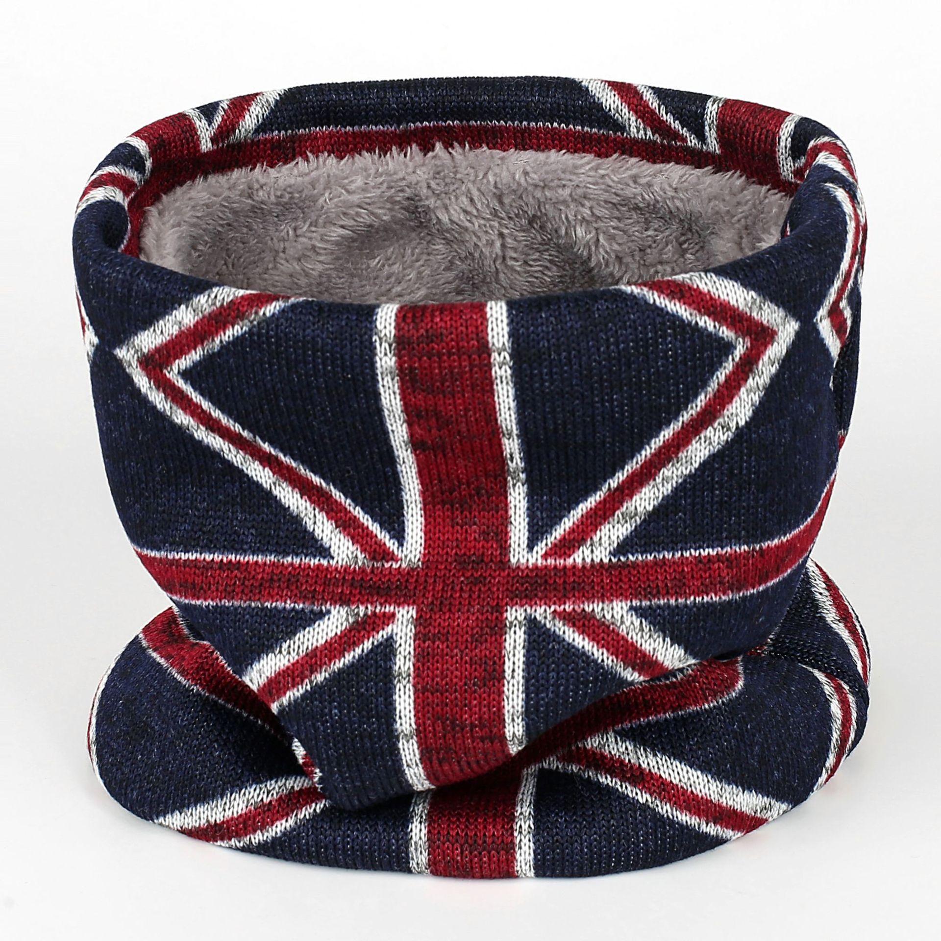 

Осень-зима новый женский принт вязаный шейный платок теплый шарф-кольцо женский модный флисовый шейный платок весенняя защита от ветра для мужчин 25cmX20cm