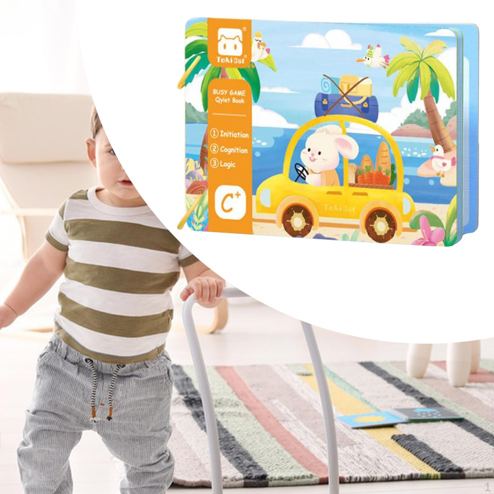 

Детская ранняя развивающая книга для отрывания, простая в использовании сенсорная игрушка, интерактивная наклейка Bunny