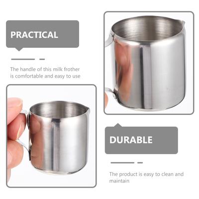 Stainless Steel Milk Pitcher Professional Frothing Cup For Coffee Cappuccino Latte Home Cafe Kitchen Steaming Tool