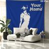 Aitana Custom Name Wall Tapestry Aesthetic Wall Hanging Printed Fabric Blanket Decorative Tapestries for Bedroom Living Room Home Decor
