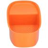 Sink Drain Rack Multifunctional Fruit Vegetable Drainer Leftovers Filter for Kitchen UseOrange