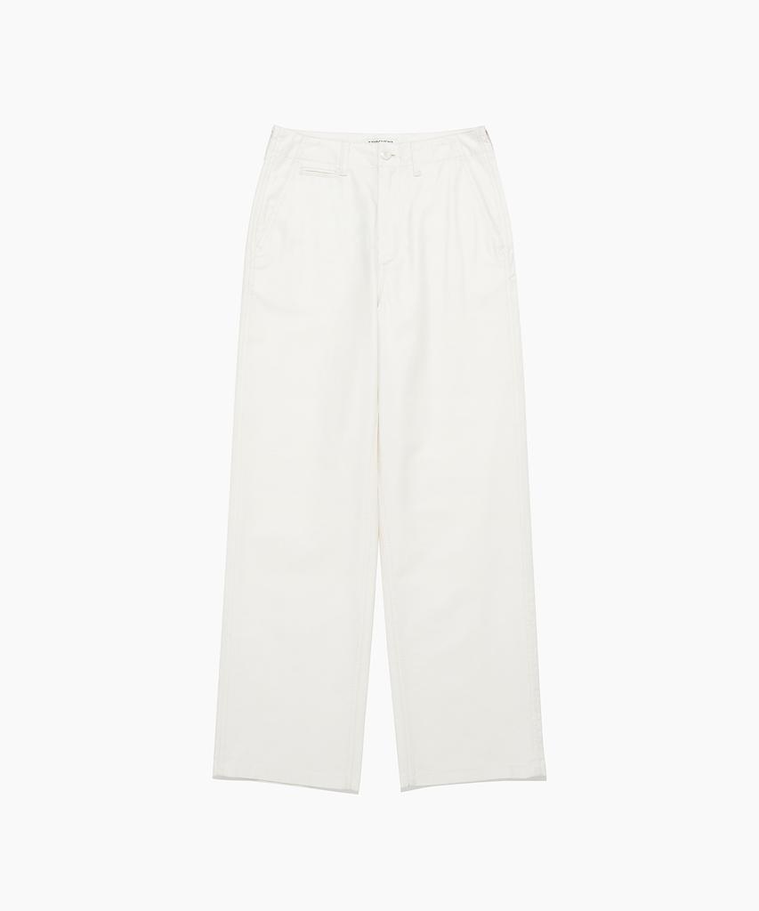 TTUDEMENT Coin Pocket Pants Ivory