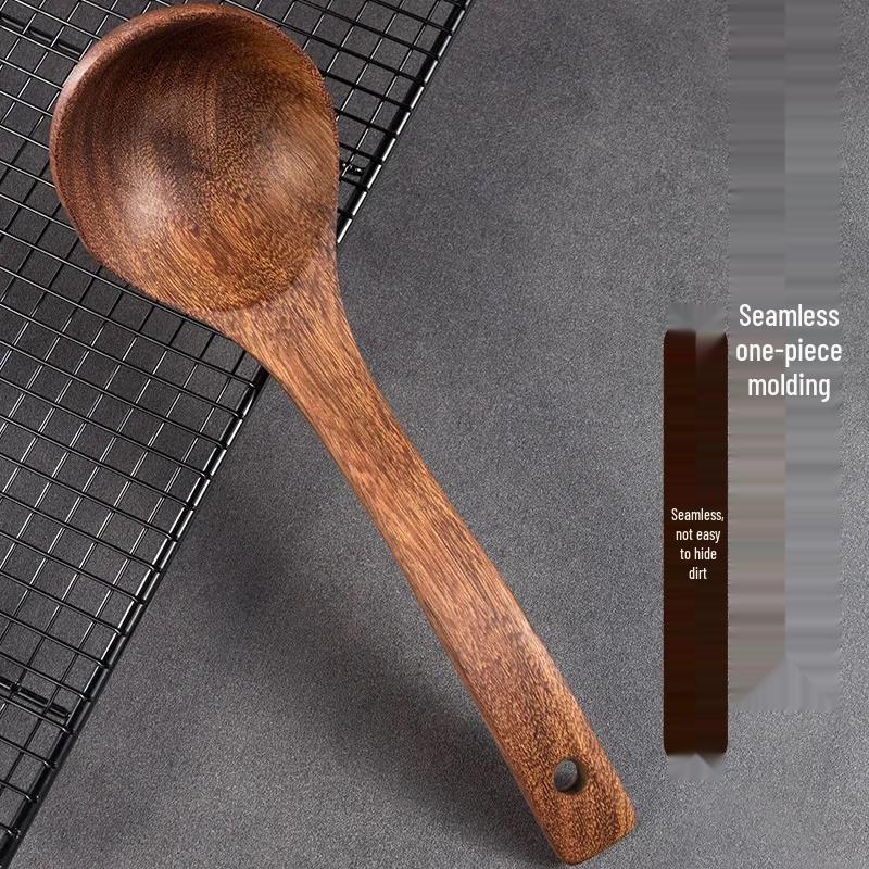 Wenge Wood Long Handle Soup Ladle