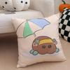 PPui Pui Molcar Cushion Cover Throw Pillow Cover Hidden Button Durable Polyester Chair Cushion