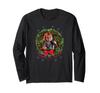Chucky Christmas Wreath Friends Till the End Long Sleeve T-Shirt