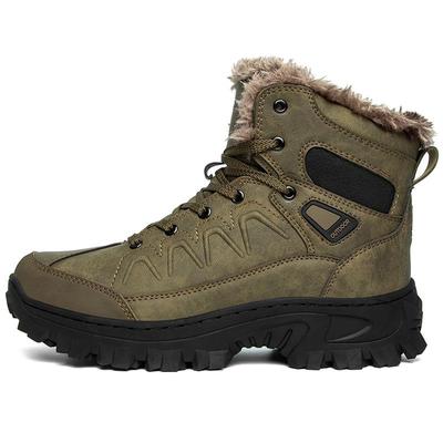Botas Impermeáveis de Inverno para Homem para Exterior Estilo Russo Botins para Homem Botas de Neve Tamanho Grande 40-48