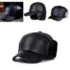 Warm And Cozy Men's Winter Ear Protection Hat Stylish Cotton Baseball Cap For Cold Weather