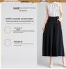 Plus Size High Waist Wide Leg Skirt Pants for Women - Summer Casual Nine-Point Fashion