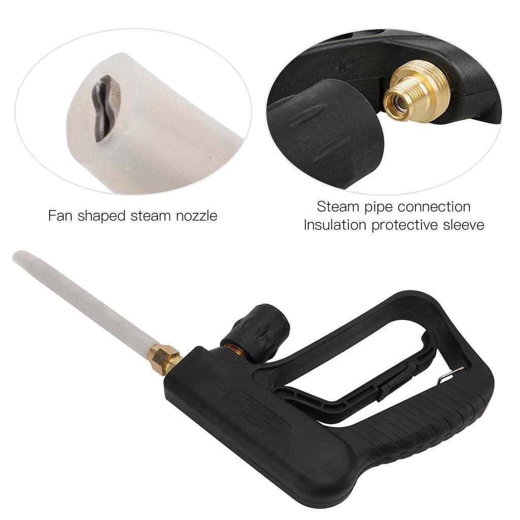 High Temperature Steam Cleaning Gun Sector 300°F 3‑10m Portable for Car Washing Shop