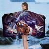 Action Game The Binding Of Isaac Microfiber Printed Beach Towel Mountain Climbing Beach Swimming Running Absorbent Soft Towel