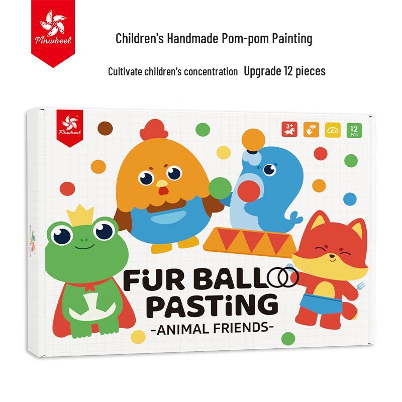 Pinwheel DIY Pom-Pom Animal Craft Kit