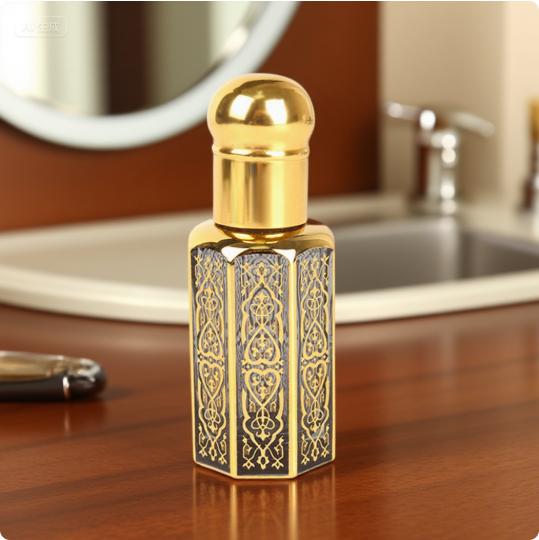 Portable 12ml Essential Oil Roller Bottle Empty Bottle High-end Perfume Roller Bottle Massage Application Sample Glass