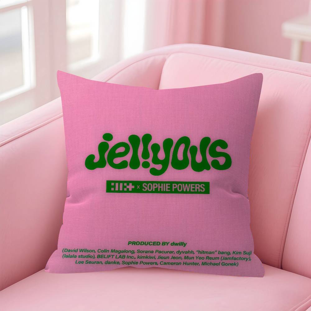 Pillow Cover For Bedroom Room And Living Room Sofa Decorative Cushion Cover Korea I-I-Illit Album