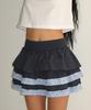 Ronron Cancan Layered Skirt Dot Navy