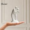 Sophisticated Romantic Atmosphere Decor 3D Printed Kissing Couple Ornament, Modern Minimalist Love Statue, Unique Housewarming Gift Sculpture for Home