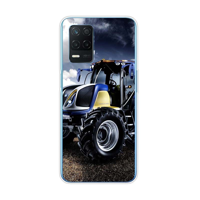 Cool Tractor Car pro Realme 8 8i V3 V5 GT Neo Flash Edition Explorer Master Neo2 Narzo 30 50i 50A C21Y Pouzdro na telefon