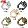 OAYK 4Pcs Metal Bag Rivet Nail Buckle Studs Button Handbag Belt Hanger Leather Craft Luggage Bag Buckle Tong Snap Bag Accessorie