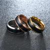 1PC Intelligent Temperature Sensitive Titanium Steel Mood Ring In 5 Colors for Women and Men, Waterproof Emotion Feeling Jewelry