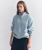 ROLAROLA Fleece Half Zip-Up Melange Blue