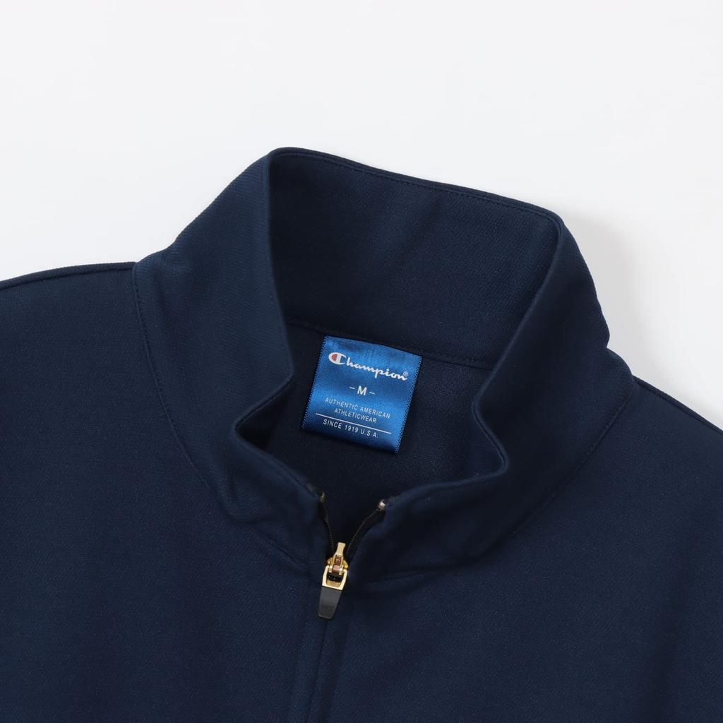 Champion Script Logo Zip Dark Navy Size M Women's Quick-Drying Jacket, (CW-YSE01),