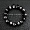 Year of the Horse Silver and Black Obsidian Couple Bracelet: Attract Wealth, Success, and Good Luck
