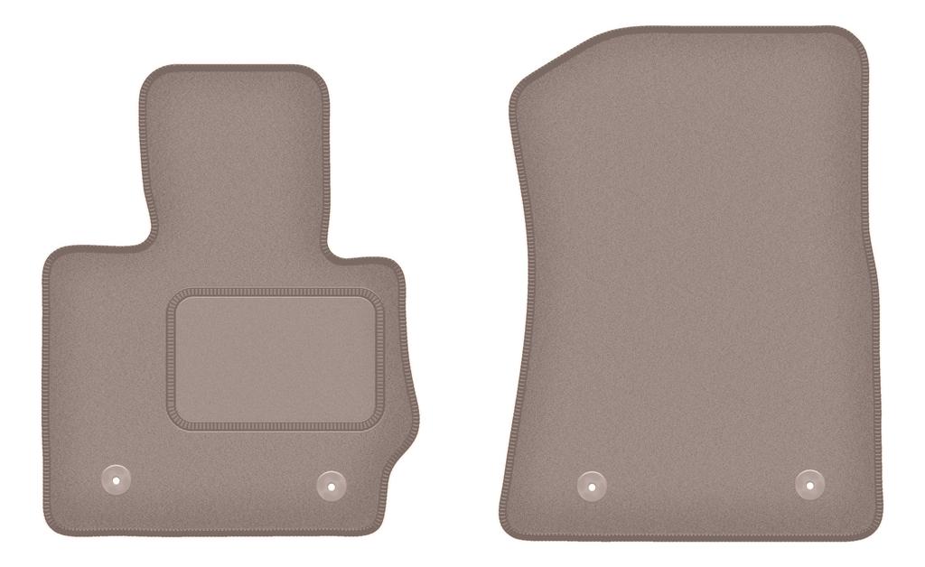 Tappetini anteriori beige per: BMW X3 F25 SUV (2010-2017)