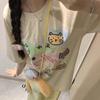 Harajuku lovely cartoon Short Sleeve T-shirts for Women Summer pure cotton Casual oversized T Shirt Women's Streetwear Y2k Tops