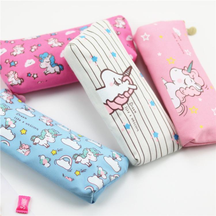 High Appearance Level Pen Bag Cartoon Student Stationery Bag Cute Male and Female Pencil Bag
