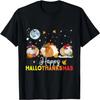 Meerschweinchen Halloween Thanksgiving Weihnachten Hallothanksmas T-Shirt