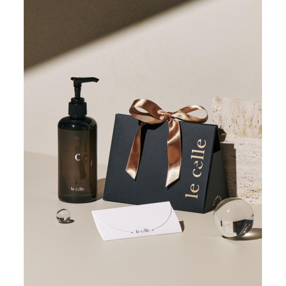 Lecelle Body Cleanser 300ml Vineyards: Burgundy vineyards as the sunset melts