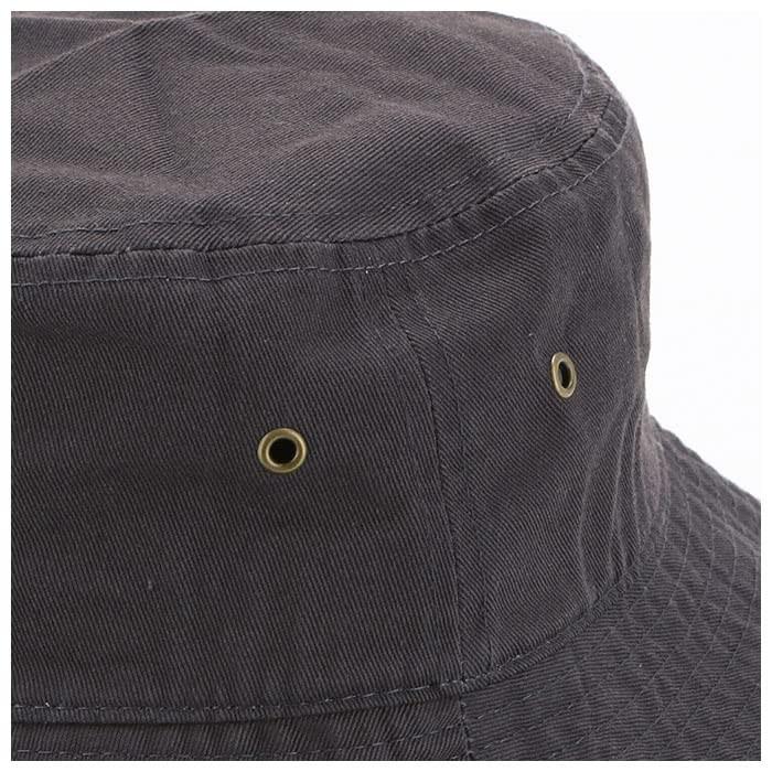 [Newhattan] Stone Wash Bucket Hat 1500 Gold L/XL (60cm-61cm)