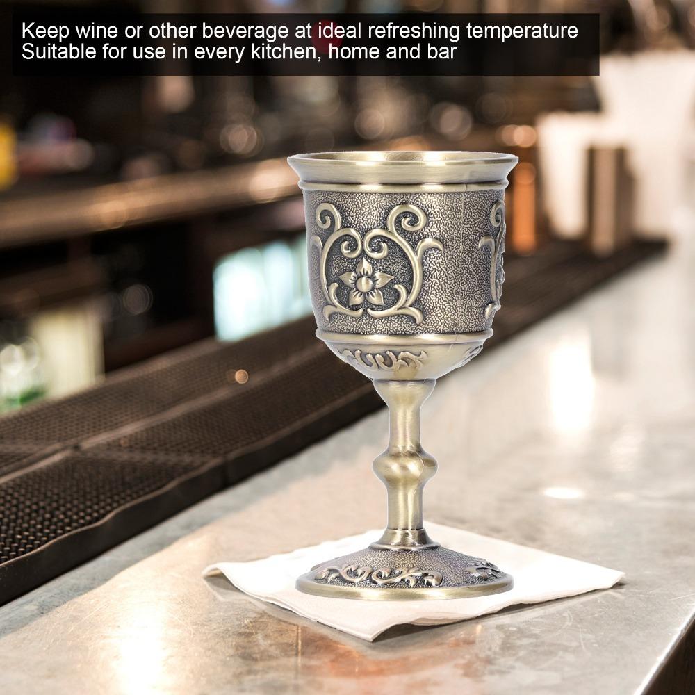 Engraved European Chalice Embossed Whiskey Goblet Goblets & Chalices Party Supplies For Party