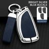 Zinc Alloy Genuine Leather Auto Key Fob Cover Fit For Chevrolet Tahoe Suburban Fit For Gmc Yukon Fit For Buick Envision S Plus Avenir