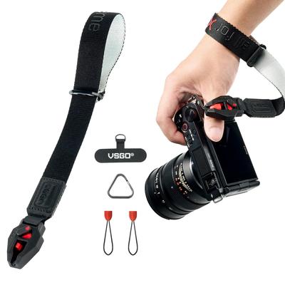 VSGO Urban VB005 Wrist Camera Strap with Quick Adjustable 40kg Weight Dyneema Rotation Compatible with Action and Smartphones Release, Length,
