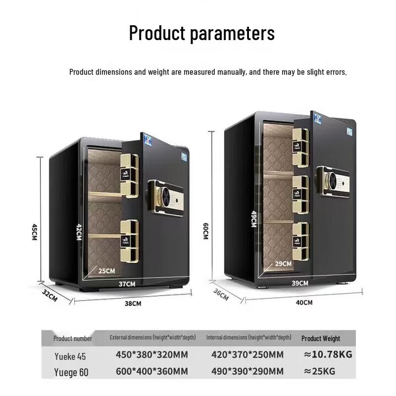 Tiger Fingerprint Password Home Safe