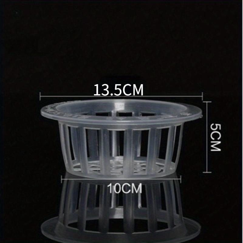 5 ცალი პლასტმასის ბადის ქოთნები ბადე კლონირების კალათა ჰიდროპონიკური აკვარიუმის ჩასმა მცენარეების ზრდის ყვავილების ქოთნის უჯრა ბაღის მასალები