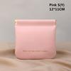 1Pc Mini Lipstick Key Jewelry Cosmetic Bag Women Portable Automatic Closing Makeup Storage Bag Pouch PU Earphone Coin Handbag
