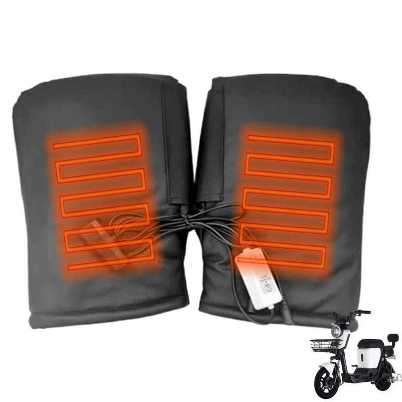 Rainproof Motorcycle Handlebar Muffs Winter Windproof Thick Warm Thermal Handle Bar Cover Gloves Universal Motorcycles Scooters