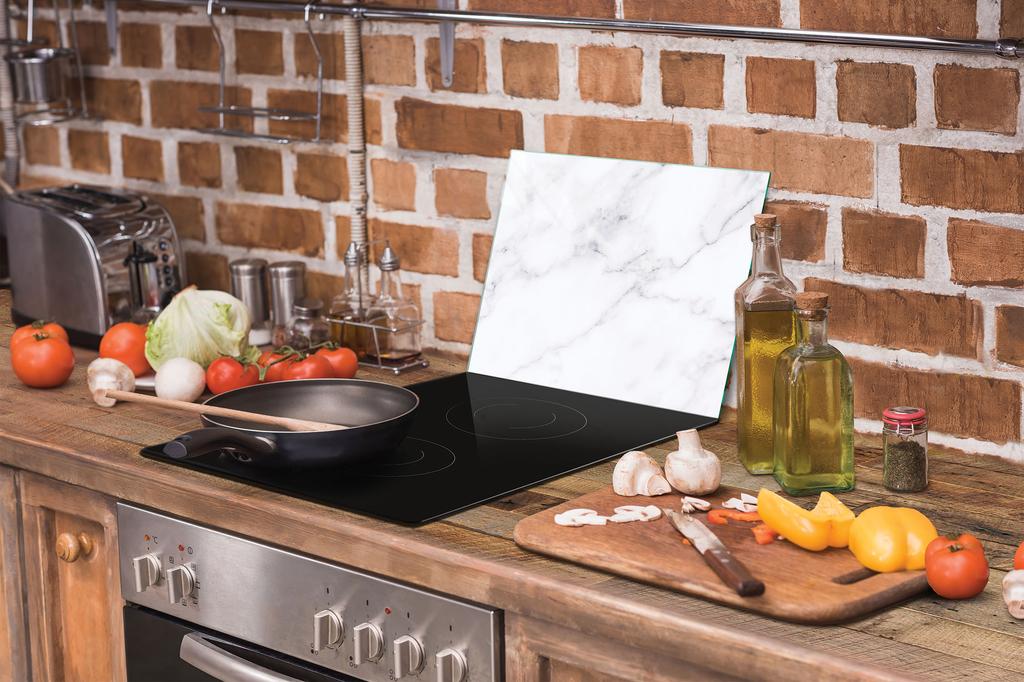 SZKLANA DESKA DO KROEJNIA 30x22 MARMUR