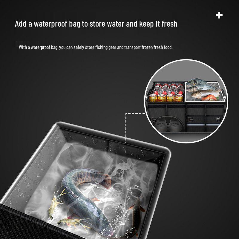 Foldable Car Trunk Organizer: Practical & Decorative Storage Box