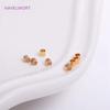 1.5mm/2mm Tubular Crimp Bead 18K Gold Plated 2mm/2.5mm Crimp Beads For Jewelry Making,DIY Jewelry Fittings Accessories