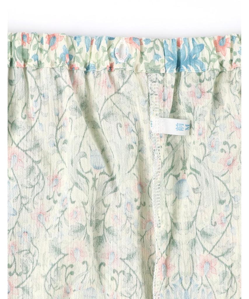 EP8074 Sleeve Long Cotton Willow Size M Wing/Wacoal Women's 3/4 Pajamas, Sleeves, 8/10 Length, 100% (Body), Fabric, Summer,