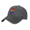 Subtle Gay Pride Flag Landscape Baseball Cap party Hat Luxury Hat Beach Bag Beach Outing Women Beach Fashion Unisexs