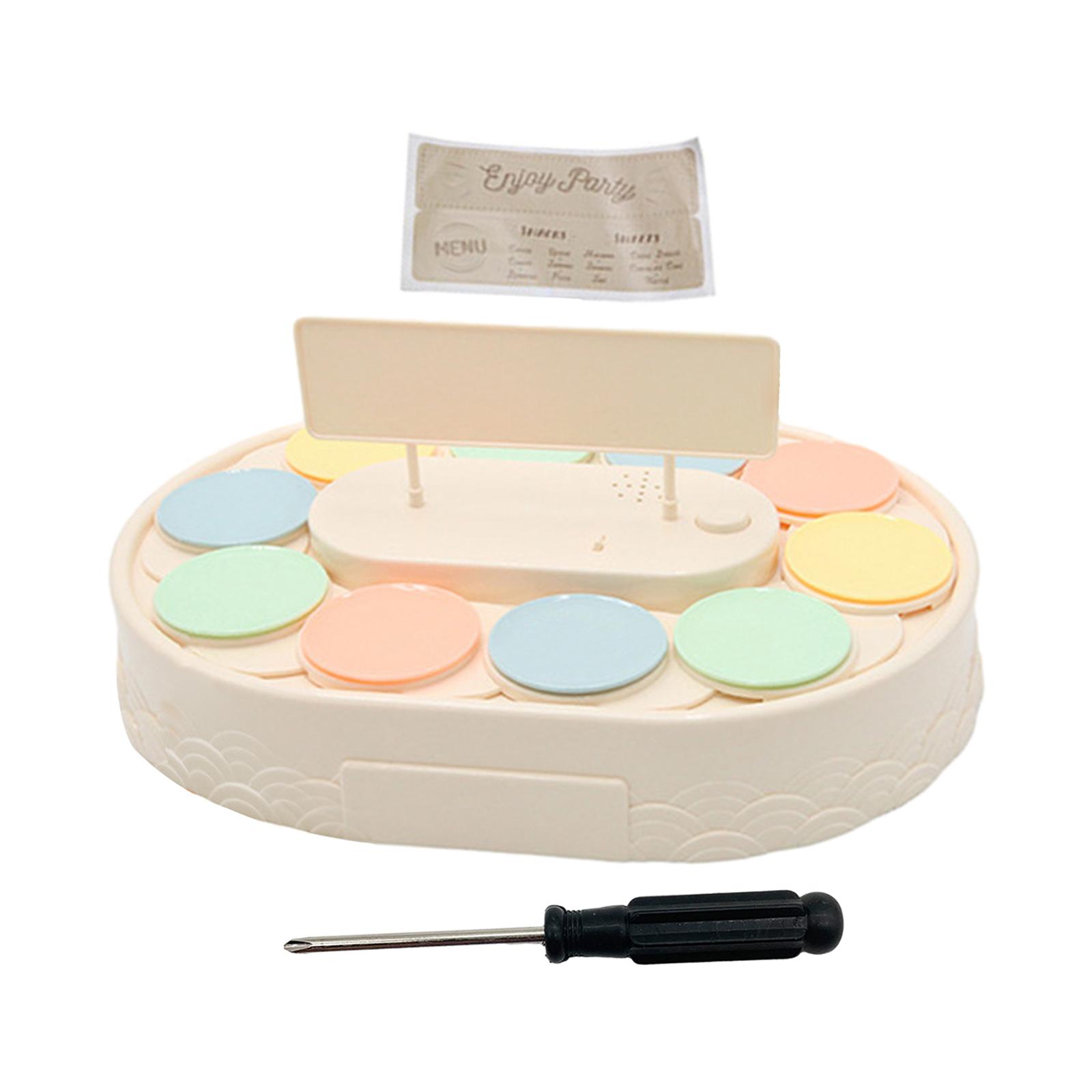 

360 Degree Revolving Plates Pastries Dessert Display Carousel Cupcake Holder for Kitchen Banquet Sushi Desserts Cupcakes