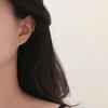 New Chinese Style Diamond-inlaid Lucky Bag Earrings for Women with Light Luxury High-end Niche Style Earrings