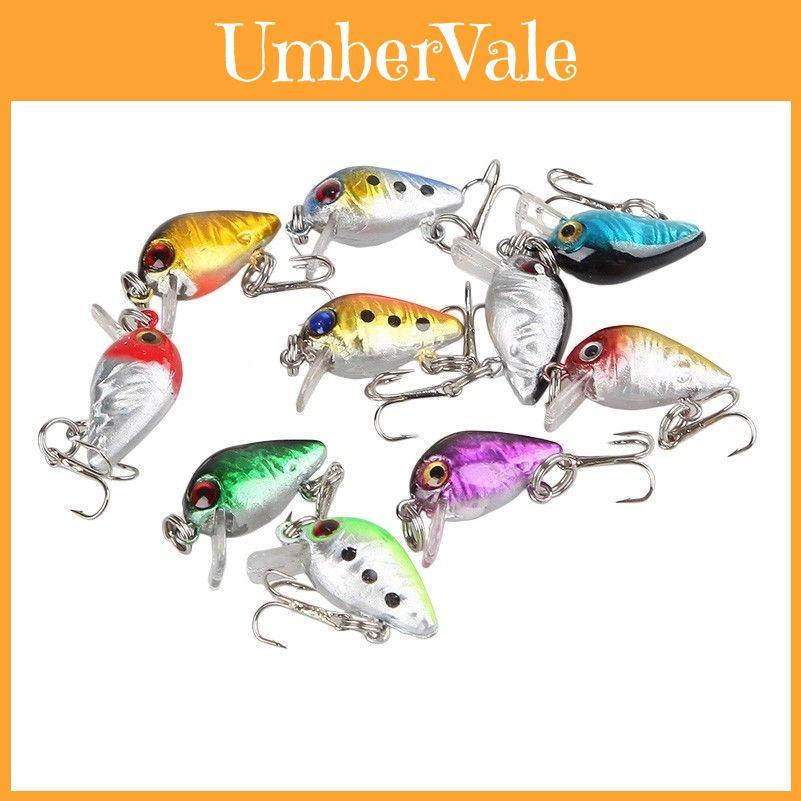 Premium Holographic Fishing Lure 2.6cm 2.1g Lifelike Bait For Bass And Pike