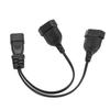 IEC320 C14 To 2 EU4.0 Cable 1 In 2 Out C14 Male To  Female Socket Y Splitter Power Cord for Desk